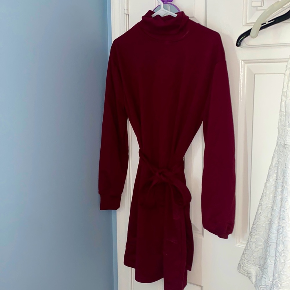 Long sleeve Turtle Neck Dress